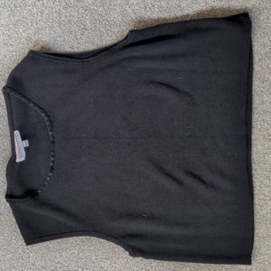 Black Crop Top with Beading